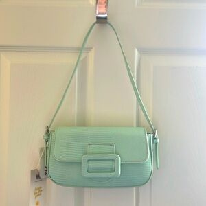 Women’s Flap Baguette Bags In Vegan Leather